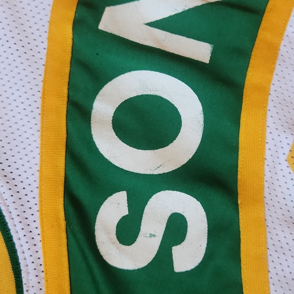 Gary Payton Seattle SuperSonics Mitchell & Ness Swingman Basketball Jersey #20 - Picture 10 of 12